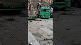 Trafalgar Square Closed off Today While Christmas Tree amp Xmas Installations Removed [upl. by Ia]