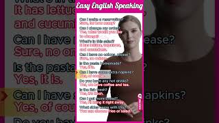 Restaurant Conversation in English part3 englishforbeginners english americanenglish [upl. by Itsyrc]