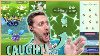 NEW SHINY FOMANTIS amp Cosmog RETURNS For The Solstice Horizons In Pokemon GO [upl. by Yole]