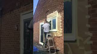 How to prepare and spray a white UPVC window in anthracite grey [upl. by Matthieu]