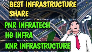 KNR CONSTRUCTION  PNC INFRATECH  HG INFRA  BEST INFRASTRUCTURE SHARE [upl. by Durning]