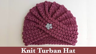 Knit Turban Hat Beanie [upl. by Uthrop514]