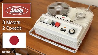 Sharp RD503 Sonatina Reel to Reel Tape Recorder [upl. by Marla]