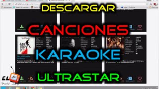 Como Descargar  Instalar las Canciones del Karaoke UltraSTAR Deluxe  Todas las canciones [upl. by Enelam]