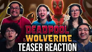 DEADPOOL amp WOLVERINE TEASER TRAILER REACTION  “Marvel Jesus Really” [upl. by Ailis305]