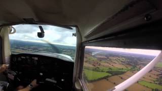 Second SOLO 3 x solo circuits at Redhill aerodrome [upl. by Yromem]