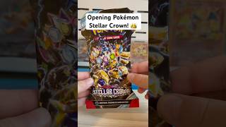 Opening Pokémon Stellar Crown 👑 pokemon shorts viralshorts subscribe pokemoncardpackopening [upl. by Margy]