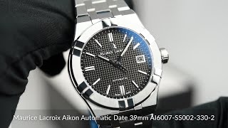 Maurice Lacroix Aikon Automatic Date 39mm AI6007SS0023302 [upl. by Astra965]