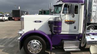 Hofstee Farms 1979 Peterbilt 359 Day Cab At Truckin For Kids 2018 [upl. by Gnidleif]