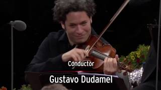 Berliner Luft 2017  Gustavo Dudamel on violin amp Berliner Philharmoniker  Waldbühne Berlin [upl. by Shannan916]