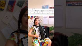 Indifference TUTORIAL accordion sheet music accordion elenastenkina indifference lessons [upl. by Matrona345]