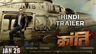 Kranti Official Hindi Trailer Kranti Hindi Trailer Kranti Trailer Hindi Darshan Rachita [upl. by Melisent451]