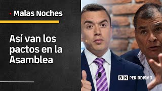 ¿Está lista la Asamblea Entrevista con Lucio  Correa VS Noboa  Malas Noches  BN Periodismo [upl. by Paehpos]