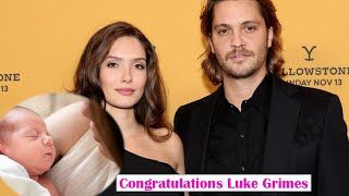 Yellowstone Star Luke Grimes and Bianca Rodrigues Welcoming Their First Child [upl. by Anahoj]