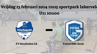 FT HOUTHALEN LA BARACCA A amp RACING GENK FUTSAL 1erhelft houthalenlabaracca racinggenk genkfutsal [upl. by Lalla]