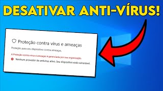 COMO DESATIVAR O WINDOWS DEFENDER [upl. by Undis]