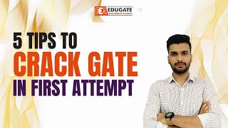 5 TIPS to CRACK GATE in FIRST attempt [upl. by Brynne]