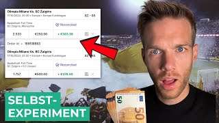 1 Monat Sportwetten mit 500 € Startkapital  Selbstexperiment [upl. by Yngiram]