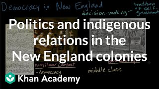 Politics and indigenous relations in the New England colonies  AP US History  Khan Academy [upl. by Roer82]