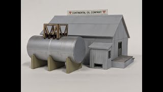 Telluride Conoco Trackside Fuel  HO amp S Scale [upl. by Standford]