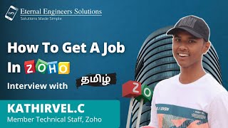 Zoho Interview Experience for freshers  How to crack zoho interview  Placement tips in tamil  EES [upl. by Adohr]