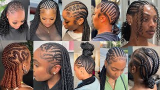 New Braids Styles Very Stylish amp Gorgeous Braids Hairstyles for Black Women  Best Cornrow Braids [upl. by Asselem]