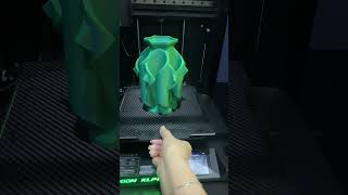 Curlicue Vase by Clockspring 3D Printed on Kingroon KLP1 3D Printer [upl. by Brynne]