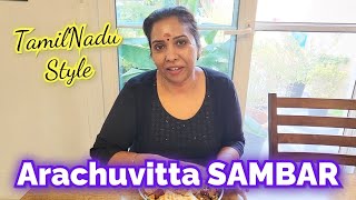 Arachuvitta Sambar  Tamilnadu style [upl. by Nivlen]