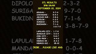 STL Result Today 300 pm draw September 20 2024 shorts [upl. by Ahsele]