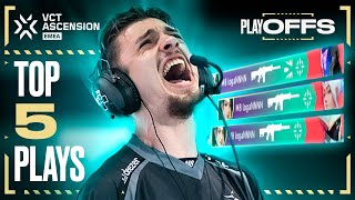 GENTLE MATES ASCENDS TO VCT EMEA  ASCENSION PLAYOFFS TOP PLAYS [upl. by Charpentier761]