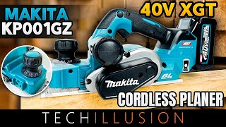 🔥WOW The MOST BRUTAL 40V cordless PLANER from MAKITA in test😱  MAKITA KP001GZ XGT Review amp Test [upl. by Porter]