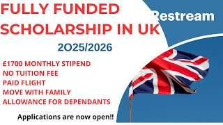 Fully Funded Scholarship UK Tutorial [upl. by Ahsuat]