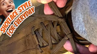 👟🔥 COOLEST Beautiful Shoelace Style for Everyday lifehacks  tie cool shoe laces [upl. by Sheffy]