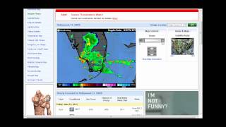 WeatherBug Map Storm Glitch [upl. by Amathiste635]