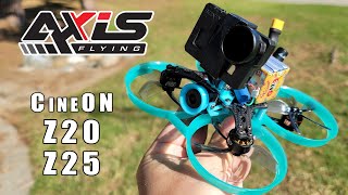 AXISFLYING CineON Z20 Z25 Cinewhoop Review 🛸 [upl. by Aiyt]