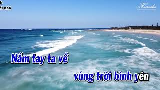 Karaoke Vùng Trời Bình Yên  Tone Nam  Nhạc Thường  Disco  Remix  98 [upl. by Cathee120]