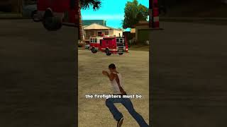 IF YOU START A MISSION WHILE ON FIRE IN GTA GAMES [upl. by Jangro74]