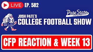 CFP Rankings Reaction  Week 13 Prediction Show  New JP Poll  Conference Title Game Issues [upl. by Marielle751]