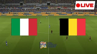 🔴Italy vs Belgium LIVE🔴UEFA Nations League🔴Live Match Today [upl. by Beghtol]