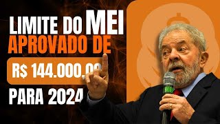 GOVERNO ALTERA LIMITE DO MEI EM 2024 [upl. by Paulette913]