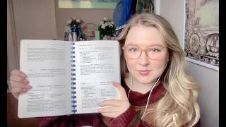 ASMR pie cookbook flip through 🥧 soft spoken  gum [upl. by Lark]