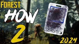 The Forest  HOW TO FIND THE KEYCARD In 2024 [upl. by Otilegna657]