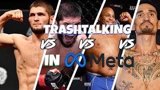 KHABIB amp DC Trash Talking In MetaVerse ft Max Holloway Islam Makachev [upl. by Redep]