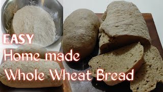 How to bake Easy Homemade whole Wheat Bread Recipeyayabethchay [upl. by Leonardo321]