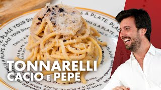 Tonnarelli cacio e pepe CIAO RAGAZZI [upl. by Ahsila]