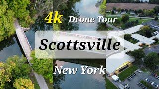 Scottsville NY • 4k Drone Tour [upl. by Hsiri]