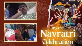 2nd Day of NAVRATRI ⭐  Pushkar Kulkarni navratri2024 navratrispecial aai vlogcreations [upl. by Jeanne944]