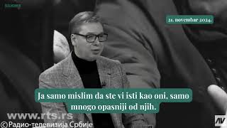 Predsednik Vučić o novinarima [upl. by Hetty]