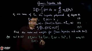 55 Gauss Legendre rule [upl. by Corkhill266]