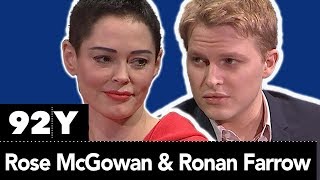 Rose McGowan in Conversation with Ronan Farrow BRAVE [upl. by Aerdnaeel]